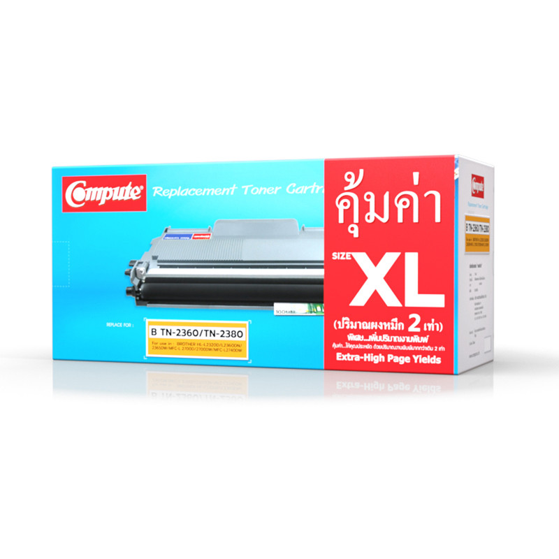 COMPUTE ผงหมึก รุ่น B TN2360/TN2380 สีดำ