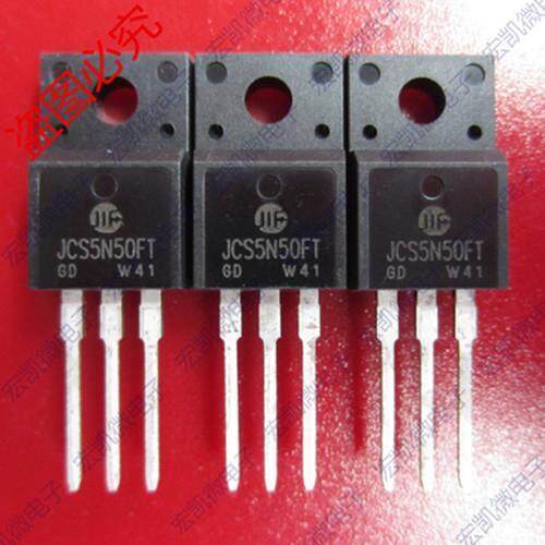 6 ชิ้น JCS5N50FT TO-220F JCS 5N50 FT TO220F 5A/500V N-Channel MOSFET ทรานซิสเตอร์ใหม่ IC
