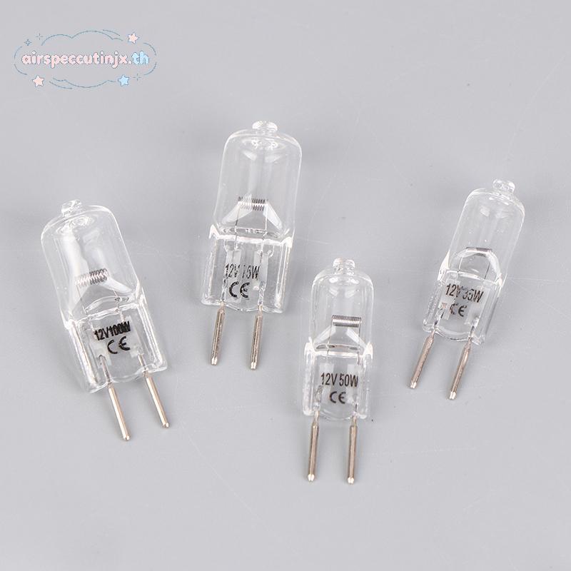 Airspeccutinjx 1 PC G6.35 12V 20W 35W 50W 70W 100W หลอดไฟทํางานหลอดไฟ G6.35 Aroma โคมไฟ G6.35 กล้องจ