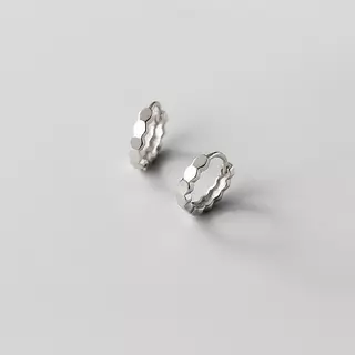Beehive Earrings ต่างหูเงินแท้ S925 [MERCELO]