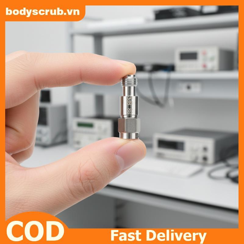 BB DC ถึง 8GHz SMA Attenuator Coaxial ประเภทคงที่ 1dB 2dB 3dB 4dB 5dB 2W Power Rating สําหรับ RF Tes