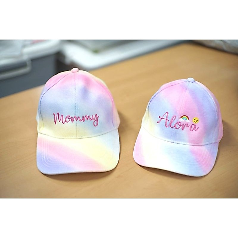 หมวกแก๊ปสีพาสเทล เด็ก/ผู้ใหญ่ 🎉สั่งปักชื่อได้