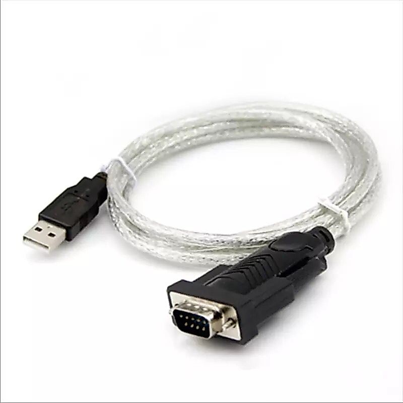 สายUSB To RS232 Serial Port 9 PIN DB9 COM Converter Cable  1.5M