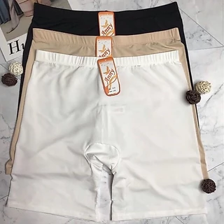 👗กางเกงขาสั้นซับใน F-2XL-3XL-5XLผ้ามันลื่น Anny#619