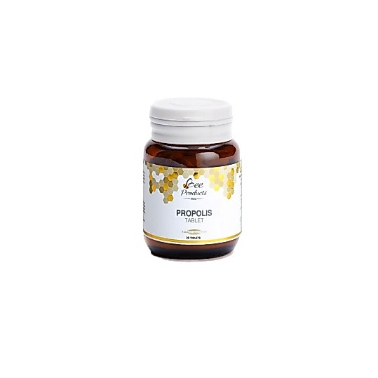โพรโพลิสสกัดอัดเม็ด 30 เม็ด 1 เม็ด ขนาด 630 มก. (Propolis Tablet)