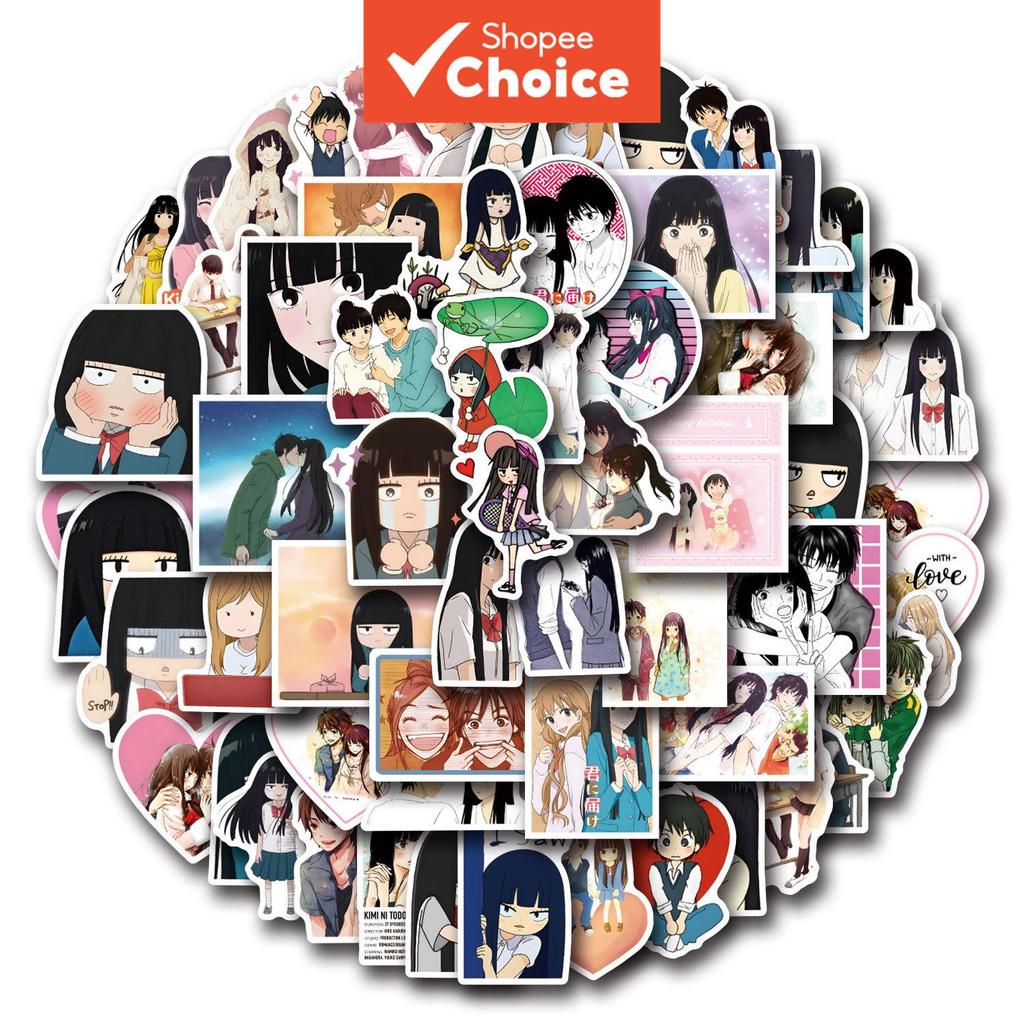 Kimi Todoke ย้อนยุคโรแมนติก Y2K สไตล์ย่านกลางเมือง 275 ชิ้น สติกเกอร์แพ็คศิลปะอนิเมะตลกยุค 80 สําหรับกระเป๋าเดินทาง ปาร์ตี้ ของขวัญ DIY