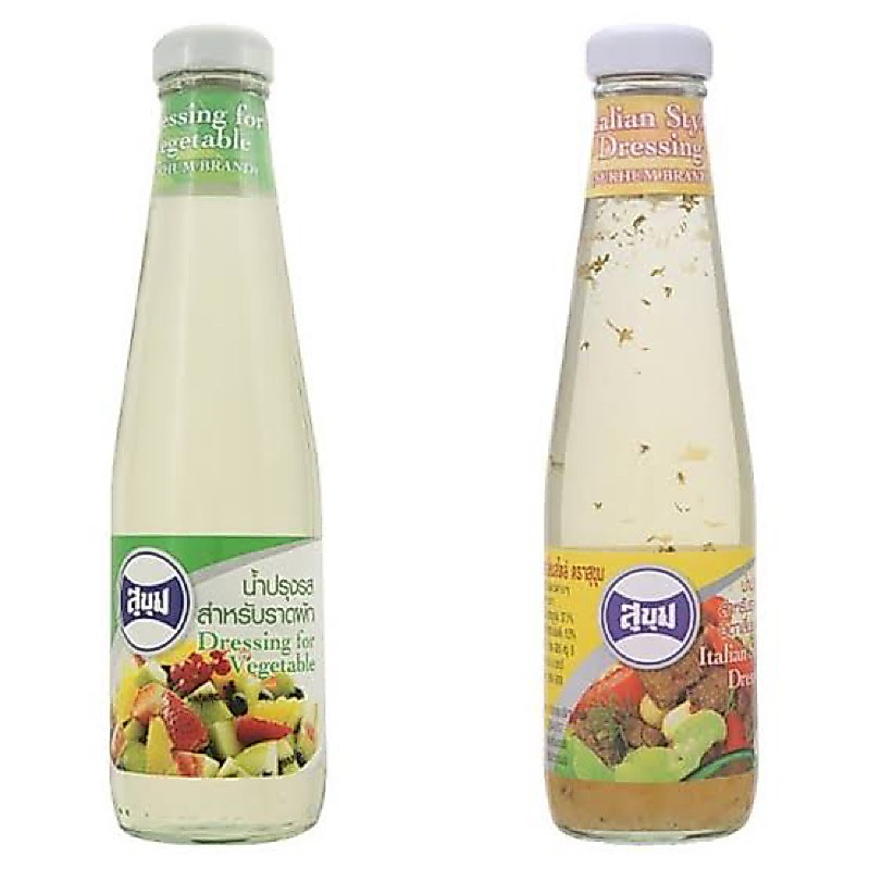 F/T สุขุม สลัดน้ำใส / อิตาเลียนสไตล์ 290 ซีซี Sukhum dressing for vegetables/ italian style dressing fl