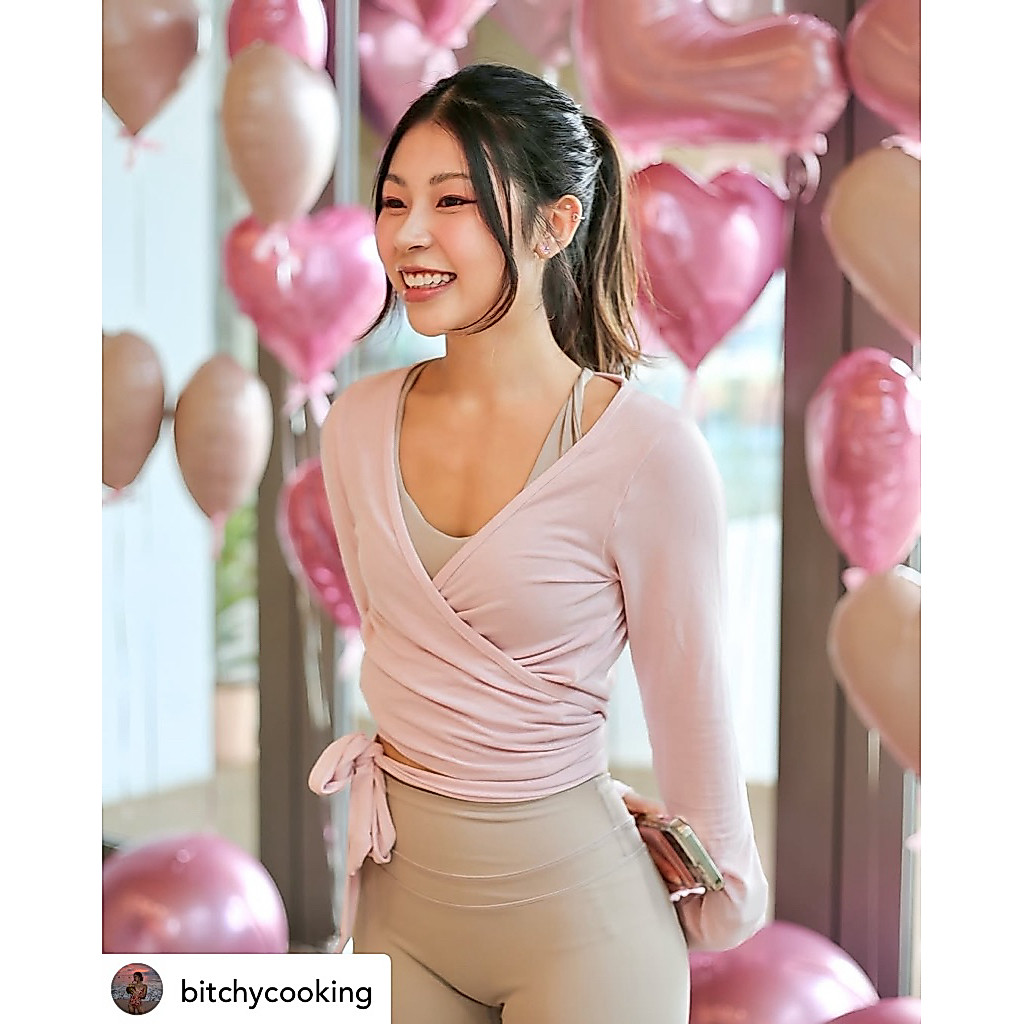 Pulsegear Active | เสื้อคลุม พิลาทิส แขนยาว รุ่น Lora Wrap Top Pilates Top