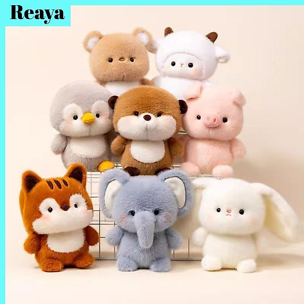 Reaya ตุ๊กตาช้างนุ่มสุดน่ารัก 16 ซม. ตุ๊กตาสัตว์นอนหมอนของเล่น ของขวัญน่ารัก