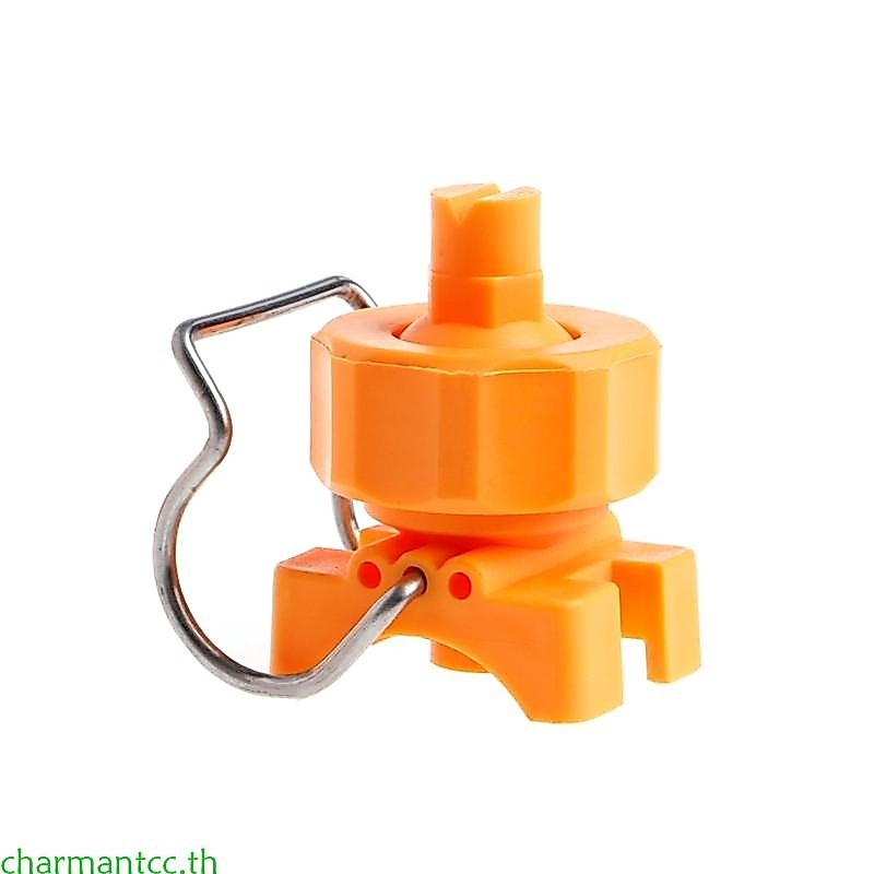 Charmantcc 3 4 พัดลมแบนแบบปรับได้ Full Cone Clamp คลิปหัวฉีดรดน้ําชลประทาน