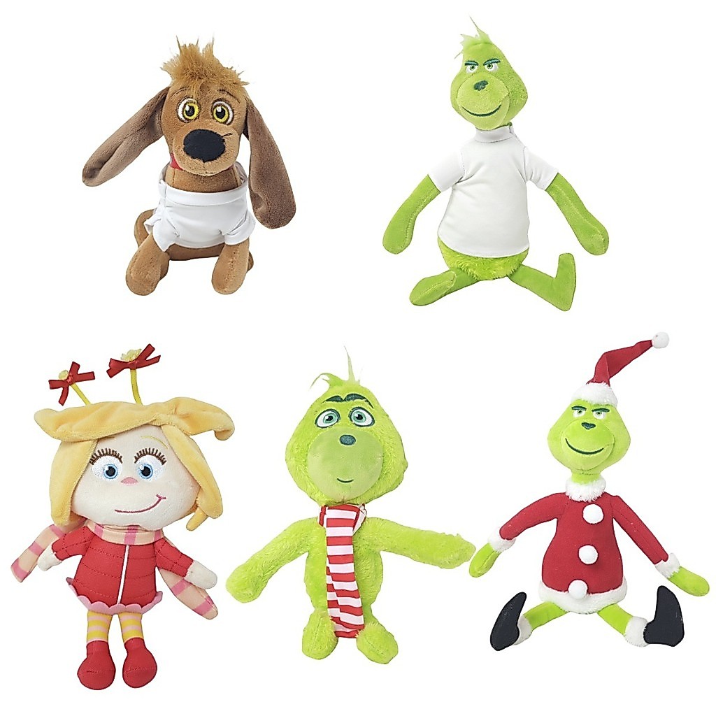 Grinch ตุ๊กตาตุ๊กตาของเล่นตุ๊กตานุ่มของขวัญวันเกิดสําหรับคริสต์มาสปีใหม่เด็กผู้หญิงเด็กผู้ชาย
