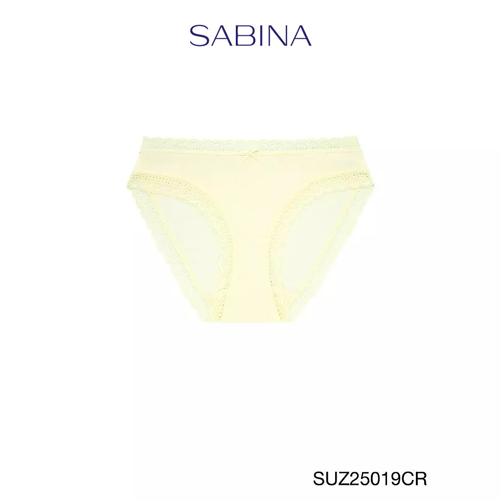 Sabina Panty Zone Everyday Series กางเกงในทรงบิกินี่ รหัส SUZ25019CR - สีครีม