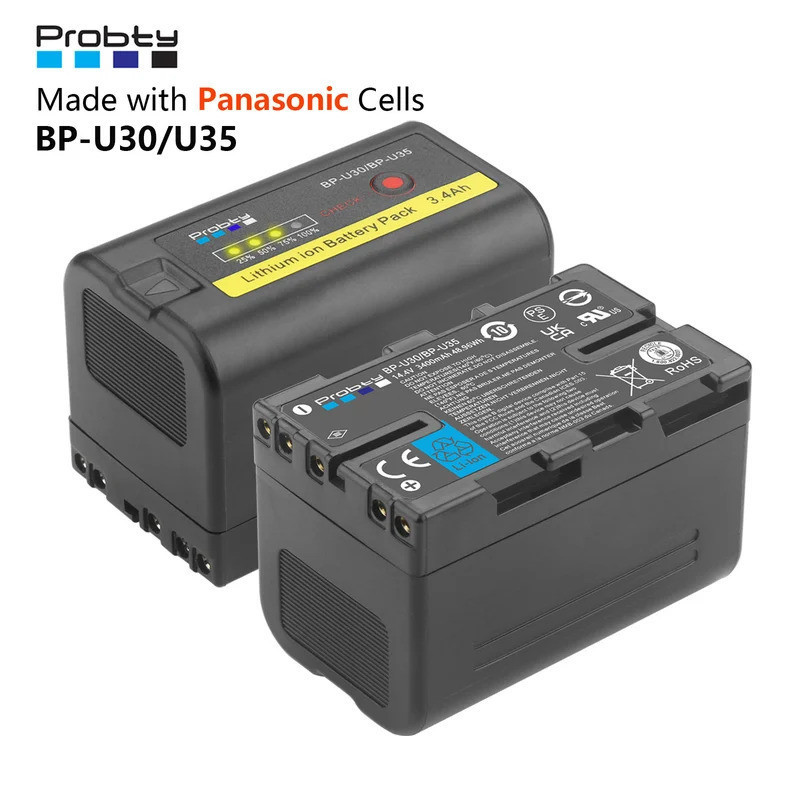 BP-U35 BP-U30 U30 แบตเตอรี่ 3400mAh สําหรับ Sony PXW-FS5 PXW FS7M2K X160 X180 X200 EX1 EX3 F3K PMW-1