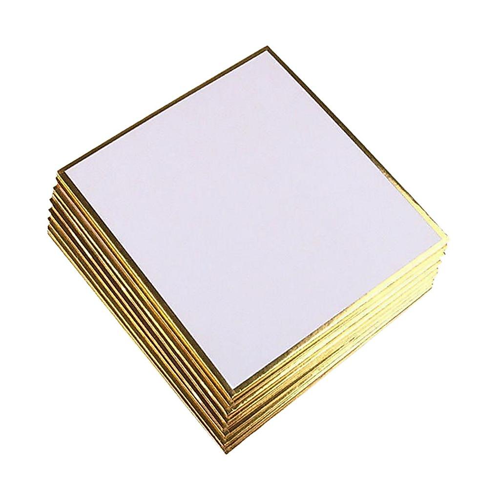 [txejgi] 10 ชิ้น Shikishi Boards Square หัตถกรรมอุปกรณ์สําหรับ Hand Drawn Anime Collectors
