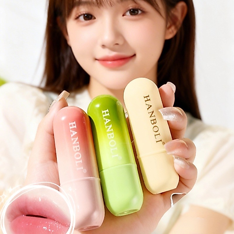 ลิปบาล์มวาสลีน ไม่มีสี มี 3 กลิ่น วาสลีน ลิปจิ๋วบำรุงริมฝีปาก