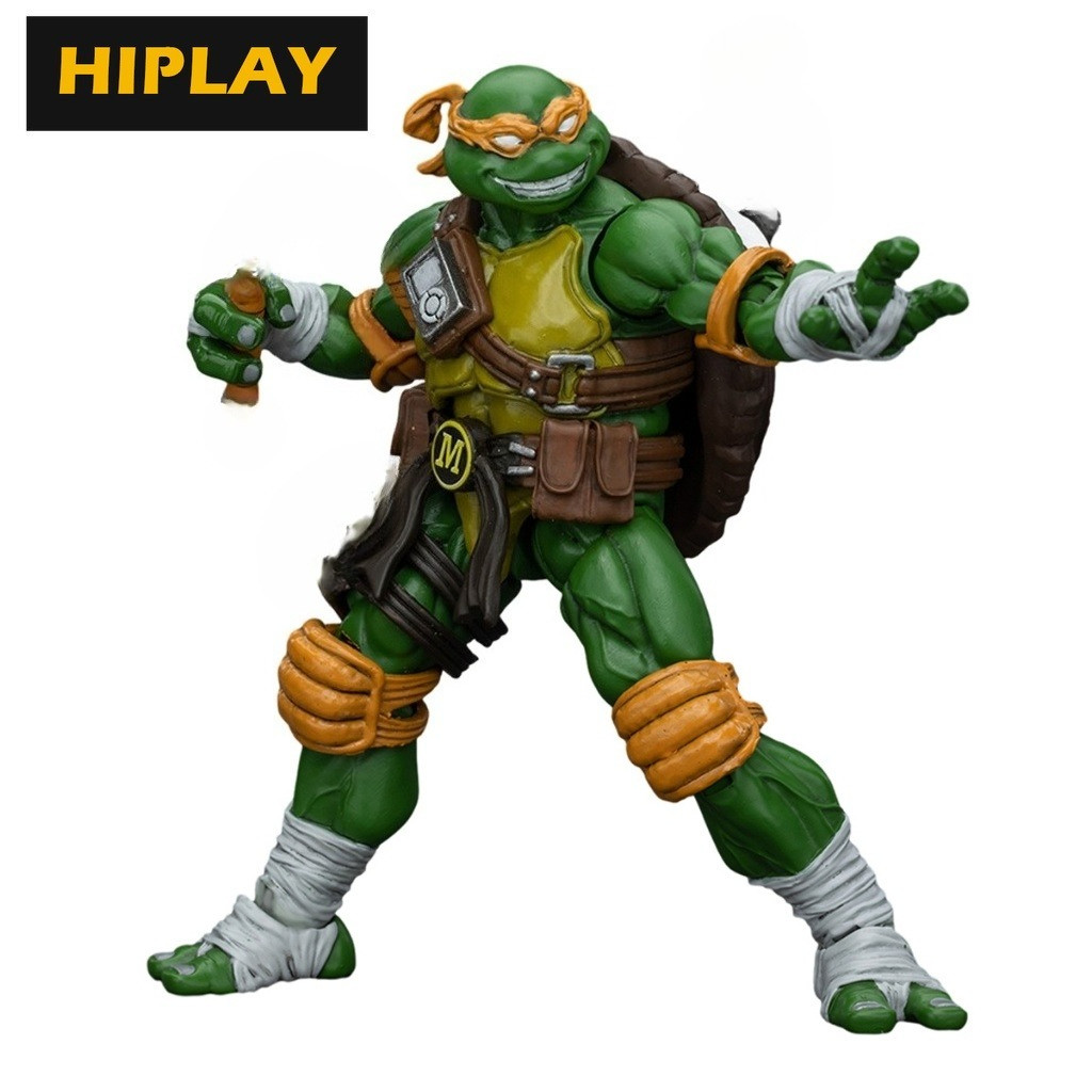 In Stock HiPlay JOYTOY 1:18 Scale TMNT-Michelangelo & TMNT-Raphael Action Figures