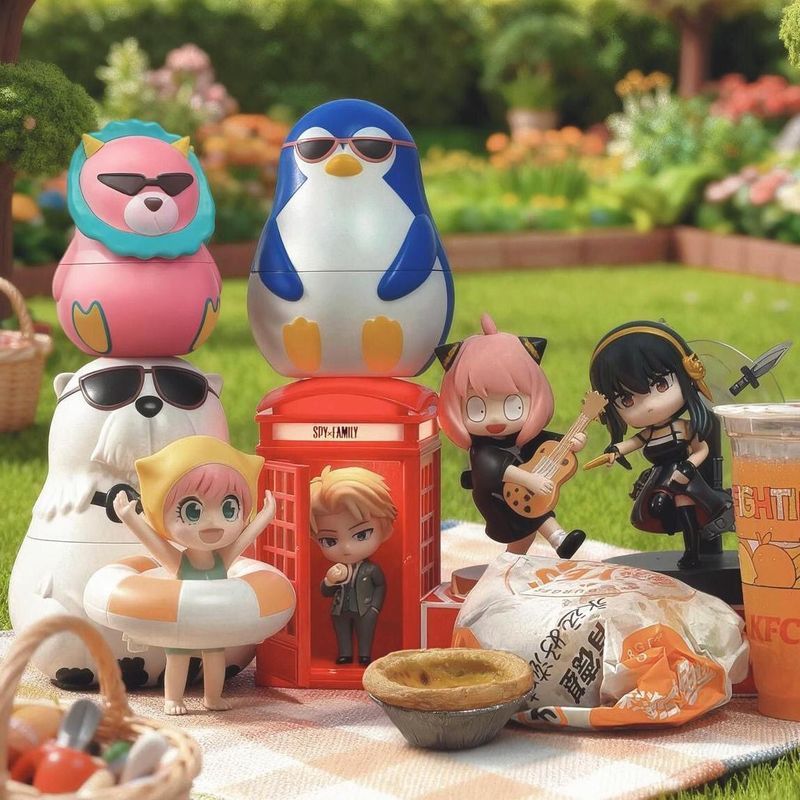 2025 KFC KFC KFC Spy Play House Toy KFC Nia Badge Bond Set Doll