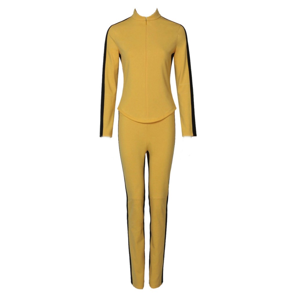 Sweet Kill Bill COS เครื่องแต่งกายเจ้าสาว Kill Bill ชุดสีเหลือง Cosp