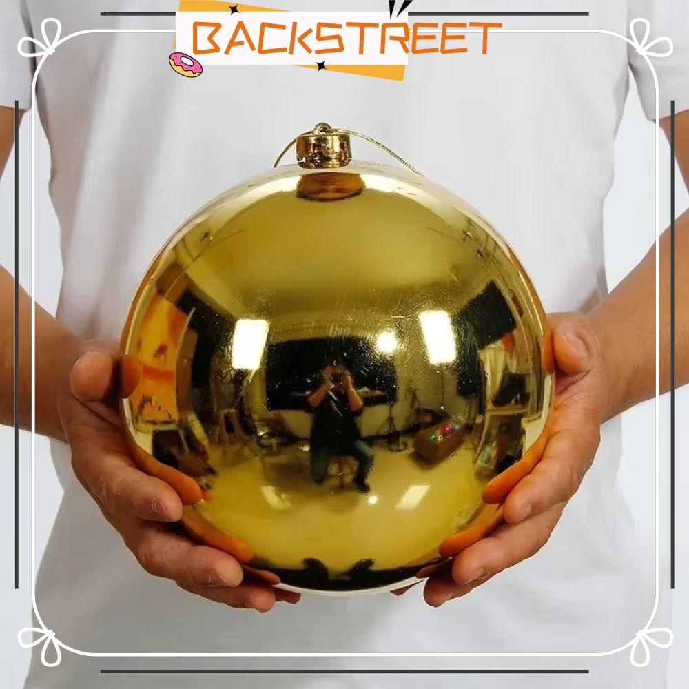 BACKSTAGE Christmas Lion|ลูกบอล, ลูกบอลคริสต์มาสยักษ์พลาสติก 12/15/20 ซม., อุปกรณ์ฉากลูกบอลต้นคริสต์มาสไฟฟ้า 6 สี