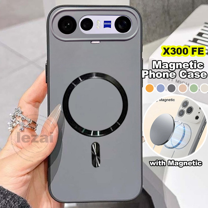 เคสชาร์จแม่เหล็กไร้สายVivo X300 FE VivoX300FE VivoX300 FE Vivo X300FE 5G 2026เคส กรณี Anti-fall กันกระแทกหรูหราออกแบบใหม่ปกหลัง