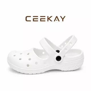 CEEKAY รองเท้าอุดตันผู้หญิง ทรงมารีเจนท์หัวโต เนื้อ EVA นุ่มนิ่มใส่สบาย กันลื่นลุยฝนได้ ck108