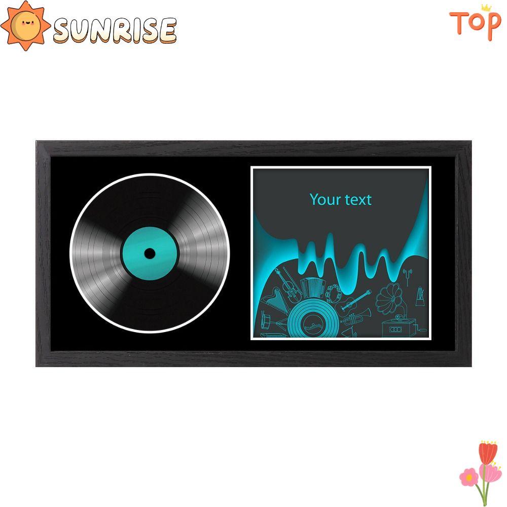 SUNRISE CD Frame Display ,ทนทานสะสม CD Display Frame,Handmade Tabletop Display Wall Mountable Cd Wal