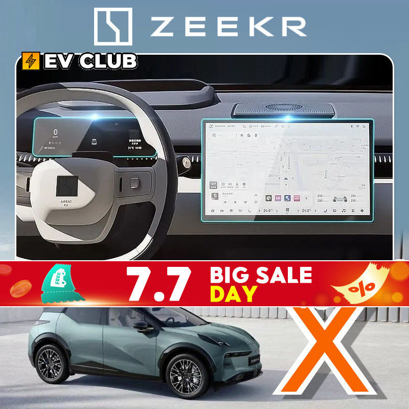 Zeekr 001 เหมาะสําหรับ 2024 2025 ZEEKR X Extreme Krypton เครื่องมือนําทางพิเศษ HD ฟิล์มนิรภัย Central Control เกียร์เกียร์ภายในฟิล์มป้องกัน Mod