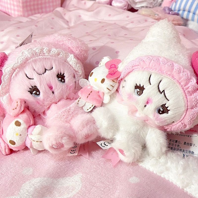 Sanrio Mikko Joint HelloKitty Melody Kuromi Cinnamon Dog ตุ๊กตาตุ๊กตาจี้ตุ๊กตา/6.29