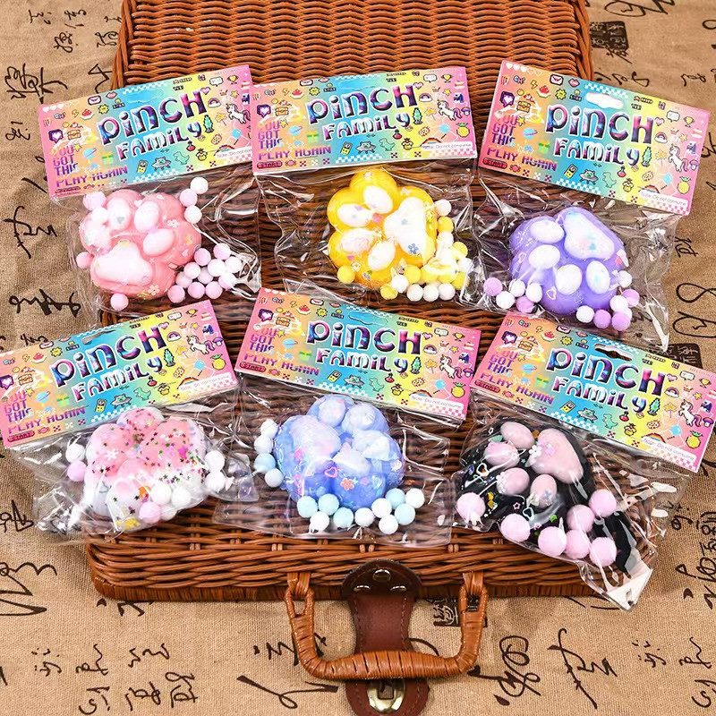 Cute Pinch Family Squishy Toys Soft Clay Playset for Stress Relief and Fun
