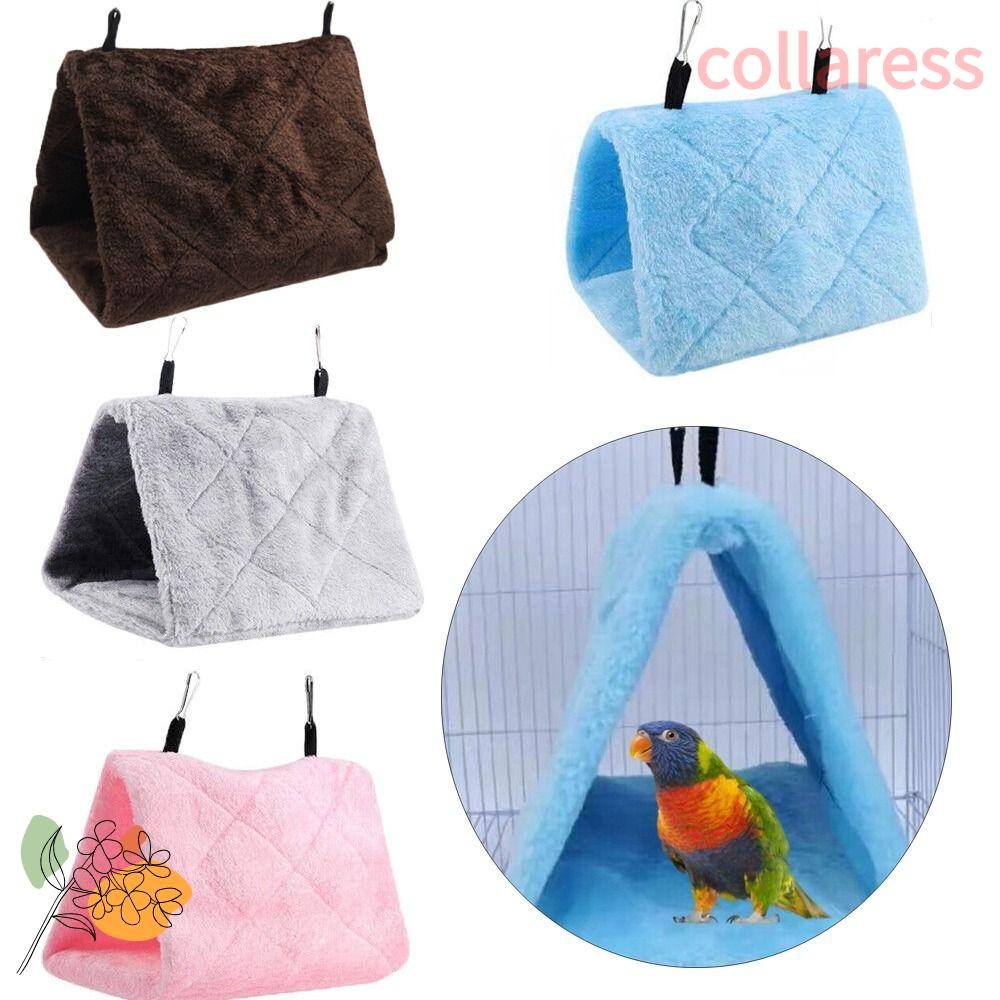 COLLARESS เต็นท์นกแก้ว Sleep Happy Starling เตียงถ้ําแขวนสีบริสุทธิ์