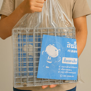 ตะแกรงปิ้งย่าง ตะแกรงสแตนเลส ขนาด 9*9นิ้ว แพ็ค6อัน  แตะปิ้งป…