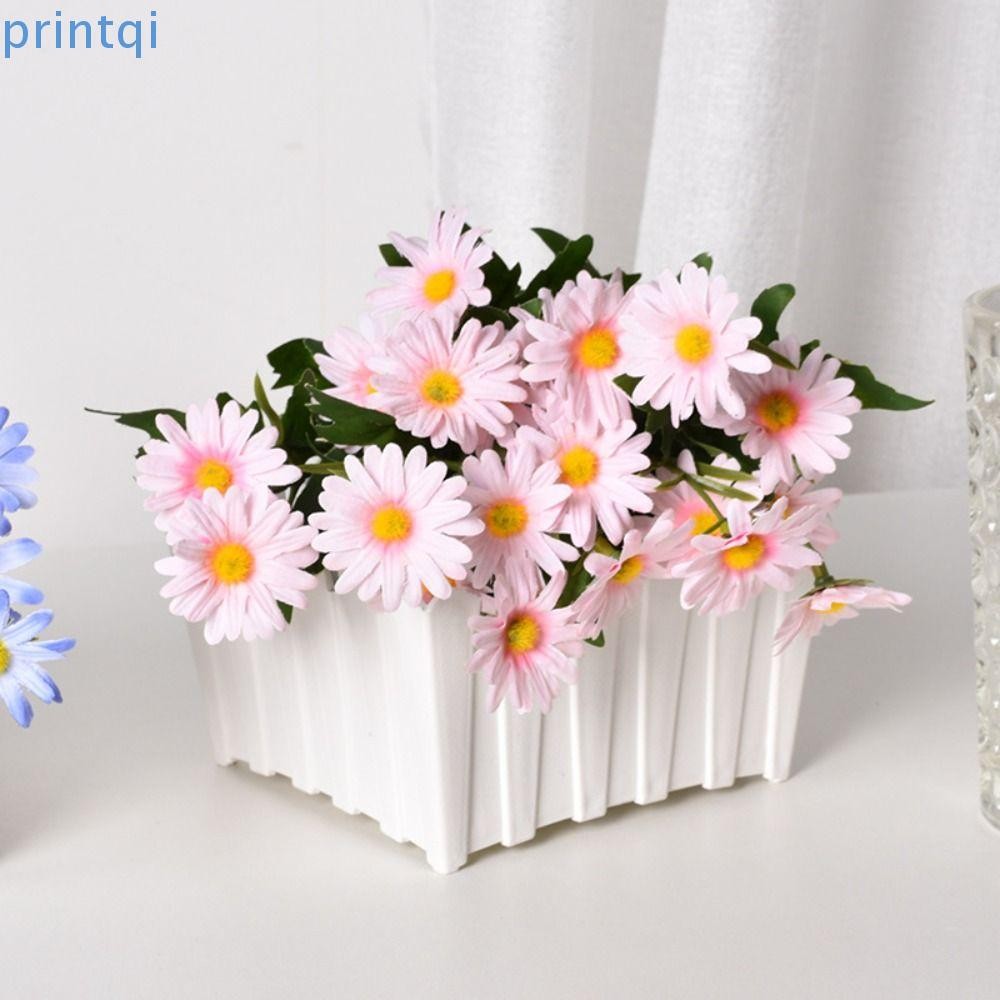 PRINTQI กระถางดอกไม้, พลาสติกการจัดดอกไม้รั้วตะกร้าพืช, DIY Creative Home Garden ตกแต่งงานแต่งงานกระถางต้นไม้ฉ่ํา