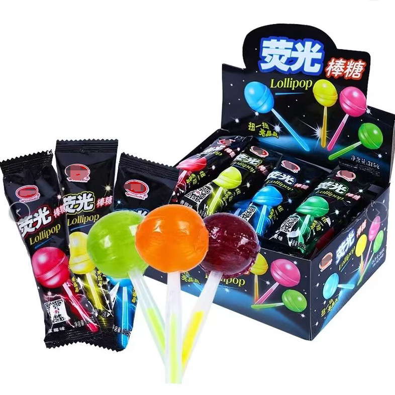 金กล่อง 装 光棒糖发光夜光棒KTVsluenced New Yui Sert发Jincha Boxed Fluorescent Lollipop Luminous Stick K20250828