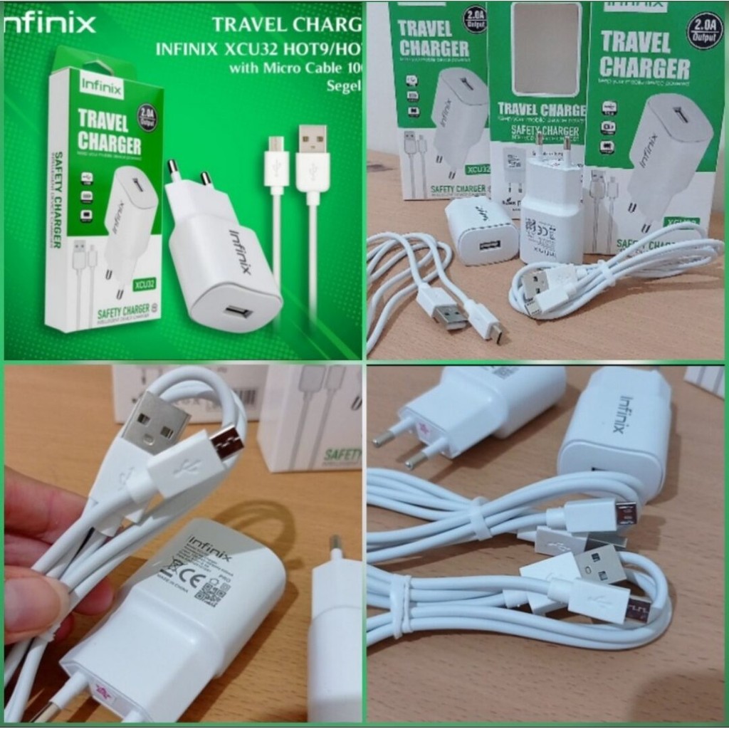 (MR) Travel Adaptor Casan Charger Infinix 2,A Fast Charging Infinix Hot 9 Play 10 Play Smart S2 Note