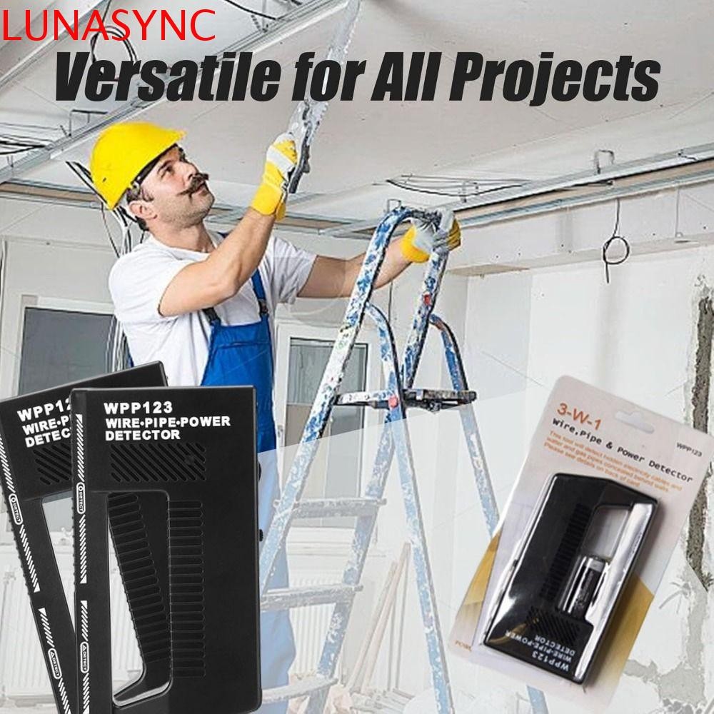 LUNASYNC คีมตัดลวด, WPP123 ความไวสูง Wall Detector Scanner, มัลติฟังก์ชั่นปรับคีย์ DIY ทํางานเครื่อง