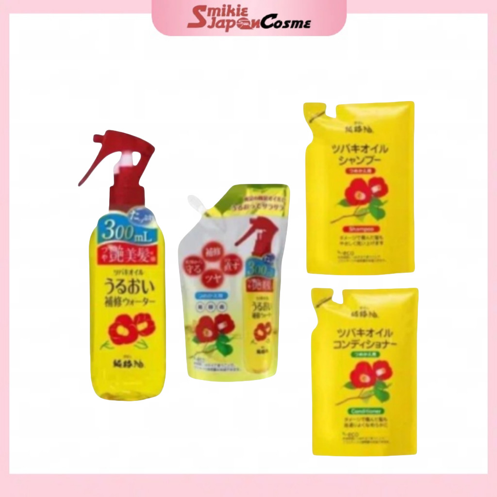 Kurobara Tsubaki Oil Moisture Repair Water (300ml), Refill(300ml), Shampoo & Conditioner Refill(380m