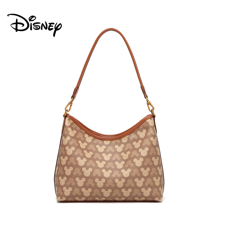 Disney Mickey แท้ กระเป๋าสะพาย multifunction สำหรับสุภาพสตรี ทรงใหญ่ ทันสมัย