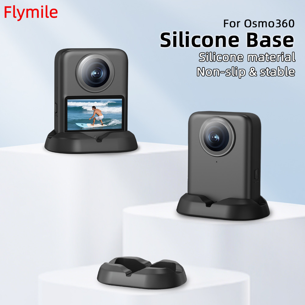 สําหรับ ดีเจ ออสโม 360 ฐานเดสก์ท็อปที่นั่งคงที่ที่นั่งมั่นคงกล้องพาโนรามาฐานซิลิโคนกล้องกีฬาอุปกรณ์เสริม