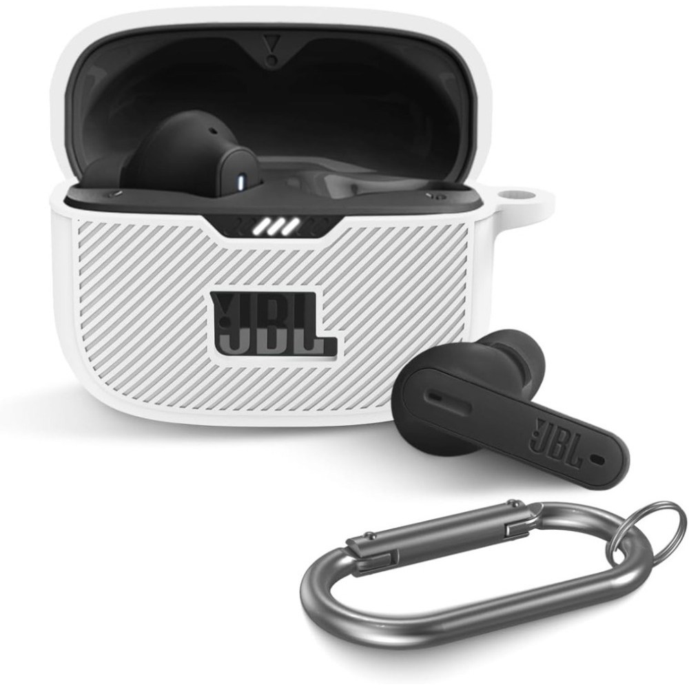 เคสซิลิโคนสําหรับ JBL Tune 230NC TWS Cover, เคสซิลิโคนแบบพกพาป้องกันสําหรับหูฟัง JBL 230NC พร้อมตะขอ - รูปที่ 5