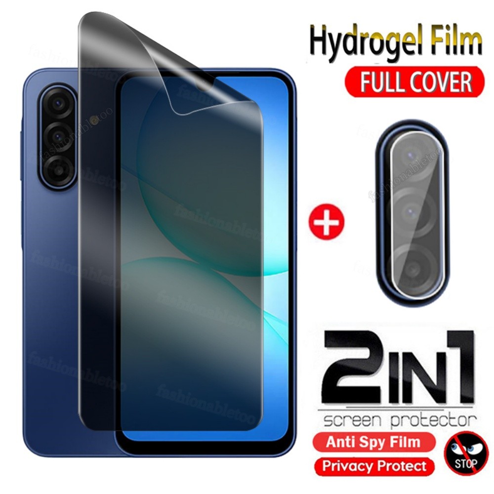 SAMSUNG สําหรับSamsungA17 2 in 1 Anti-spy Hydrogelฟิล์มสําหรับSamsung Galaxy A07 LTE A17 A27 A37 A57