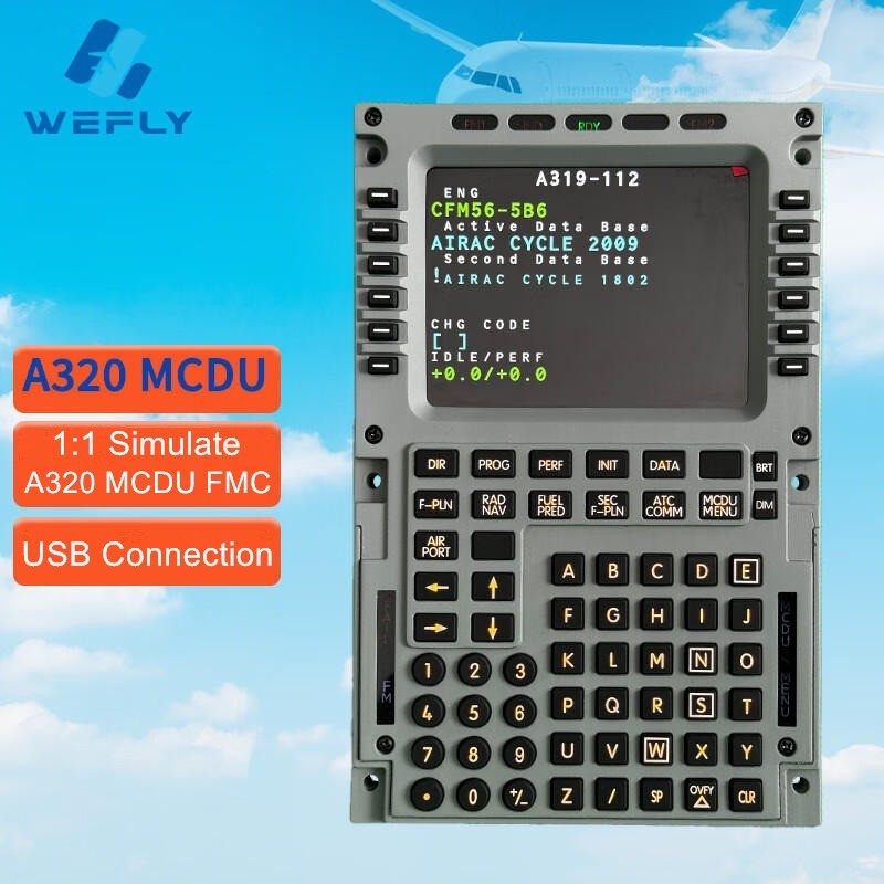 Wefly A320 MCDU FMC Flight Sim Avionics