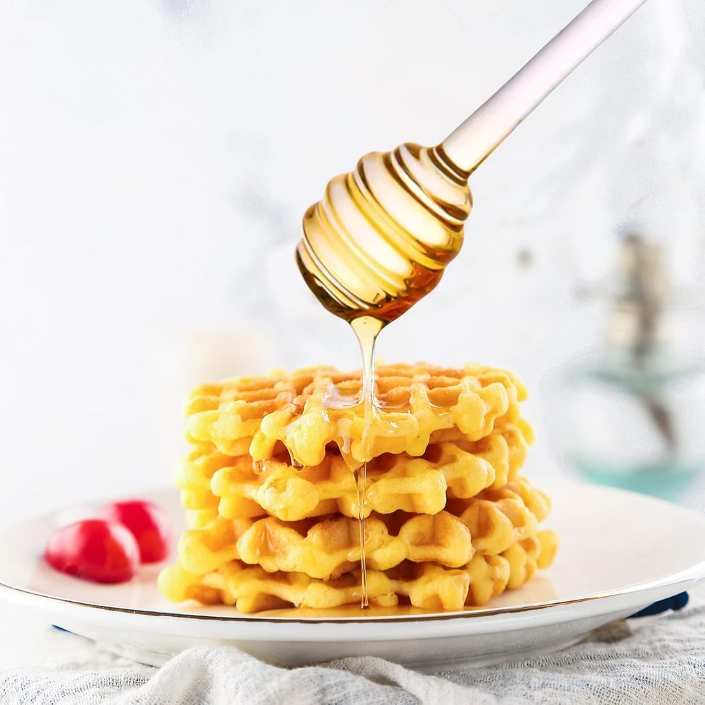 โถน้ําผึ้ง Behive, หม้อน้ําผึ้งแก้วพร้อม Dipper และฝาปิด, ภาชนะขนาดใหญ่สําหรับ Bee Pie Jam Jelly Hom