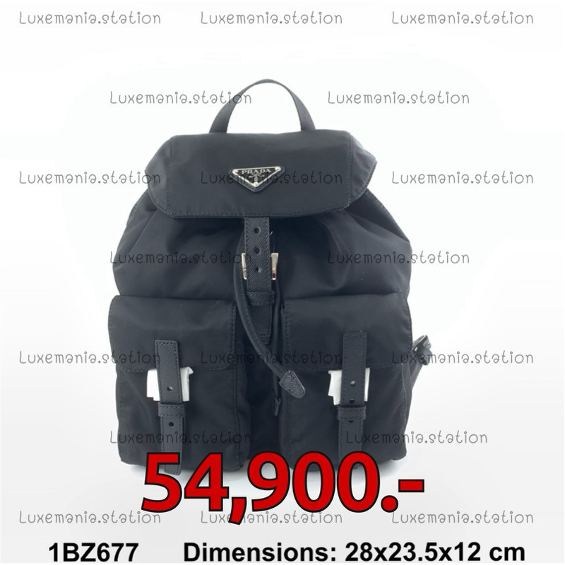: New!! Prada 1BZ677 Nylon Backpack Bag ‼️ก่อนกดสั่งรบกวนทักมาเช็คสต๊อคก่อนนะคะ‼️