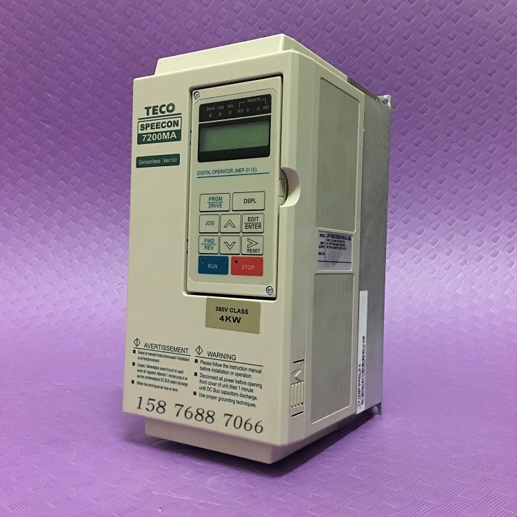 TECO Inverter JNTMBGBB0005AZ-U-คลังสินค้าพร้อมใหม่เอี่ยม 7200MA Series 4KW