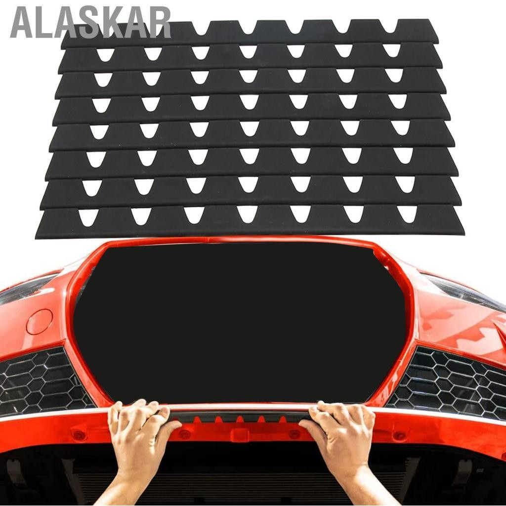 ALASKAR กันชนหน้าขูดยาม 8pcs ป้องกันรอยขีดข่วนยางสากลสากลสำหรับรถบรรทุก