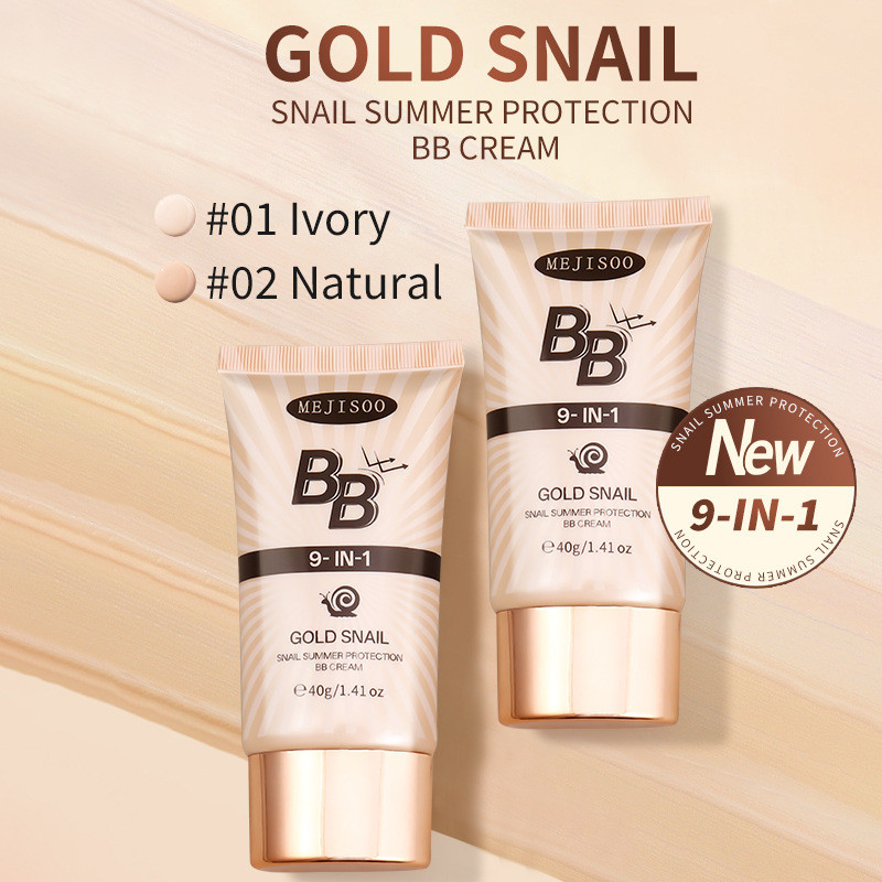 Snail Summer Protection BB Cream คอนซีลเลอร์แยก Moisturizing Three-in-One 25.9.9