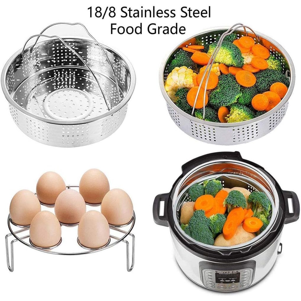 ตะกร้านึ่งที่วางชั้นวางไข่7 "ไม่ติดกระทะเค้กสปริงฟอร์ม50ชิ้นกระดาษเค้กสําหรับอุปกรณ์หม้อทันทีอาหารผั