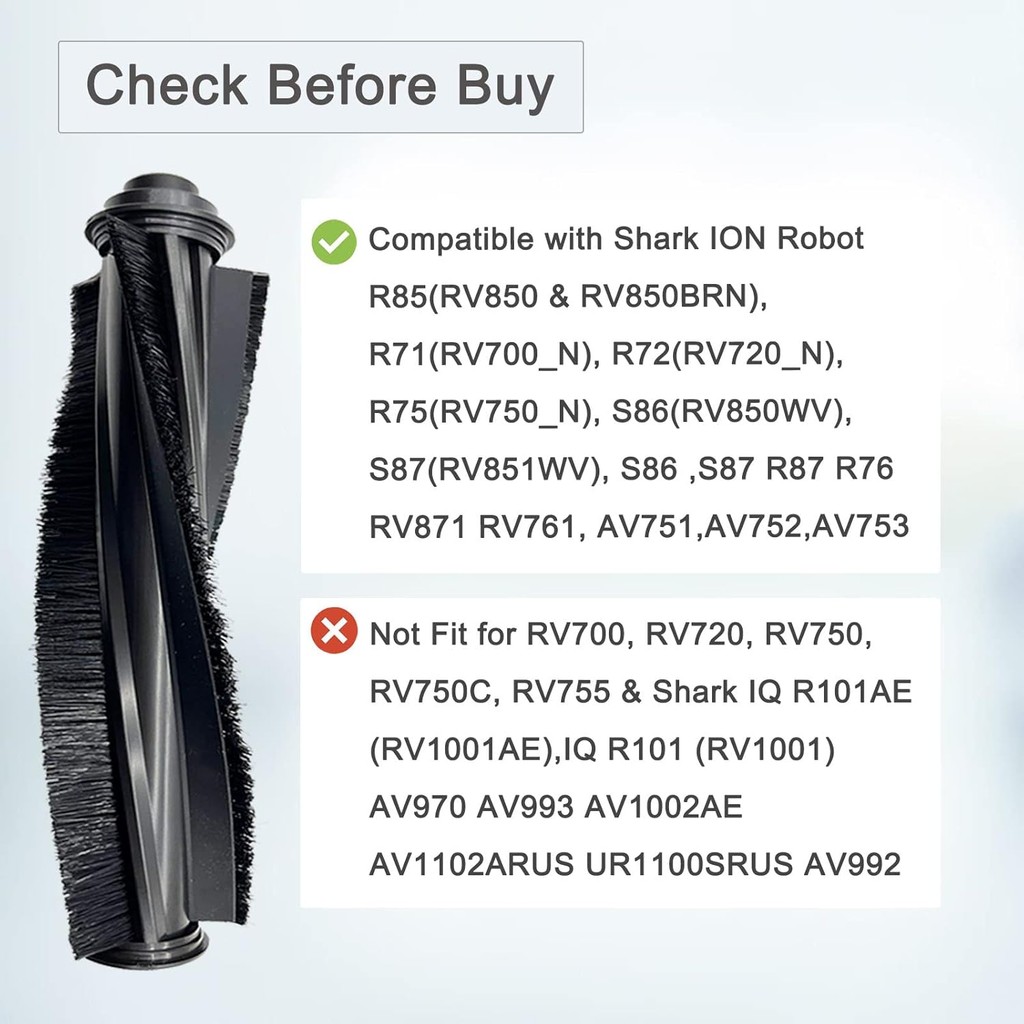 20 แพ็คอะไหล่สําหรับ Shark ION AV751 R85 RV850 S86 S87 S88 R71 R72 R75 RV761 RV771 RV871 AV752 AV752