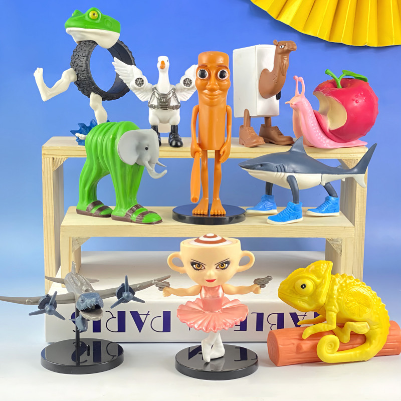 Tung Tung Tung Sahur 5/8/12 ชิ้น Tung Tung Tung Sahur ขายเป็นชุด ชุดตุ๊กตา