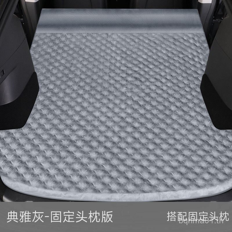 Tesla Y/3 เฉพาะที่นอนลมอัตโนมัติ SUV ด้านหลัง Sleeping Handy เครื่องมือ Travel Bed Camping Mat หนา 8